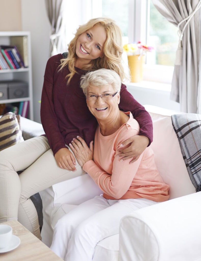 Ein Treffen mit der Großmutter ist immer eine Freude